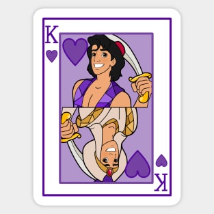 King of hearts Sticker